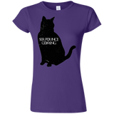 T-Shirts Purple / S Ser Pounce is Coming Junior Slimmer-Fit T-Shirt