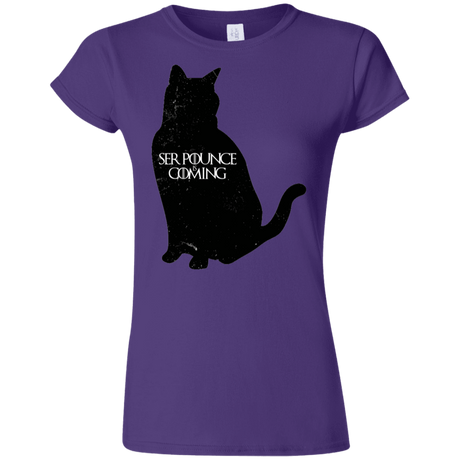 T-Shirts Purple / S Ser Pounce is Coming Junior Slimmer-Fit T-Shirt