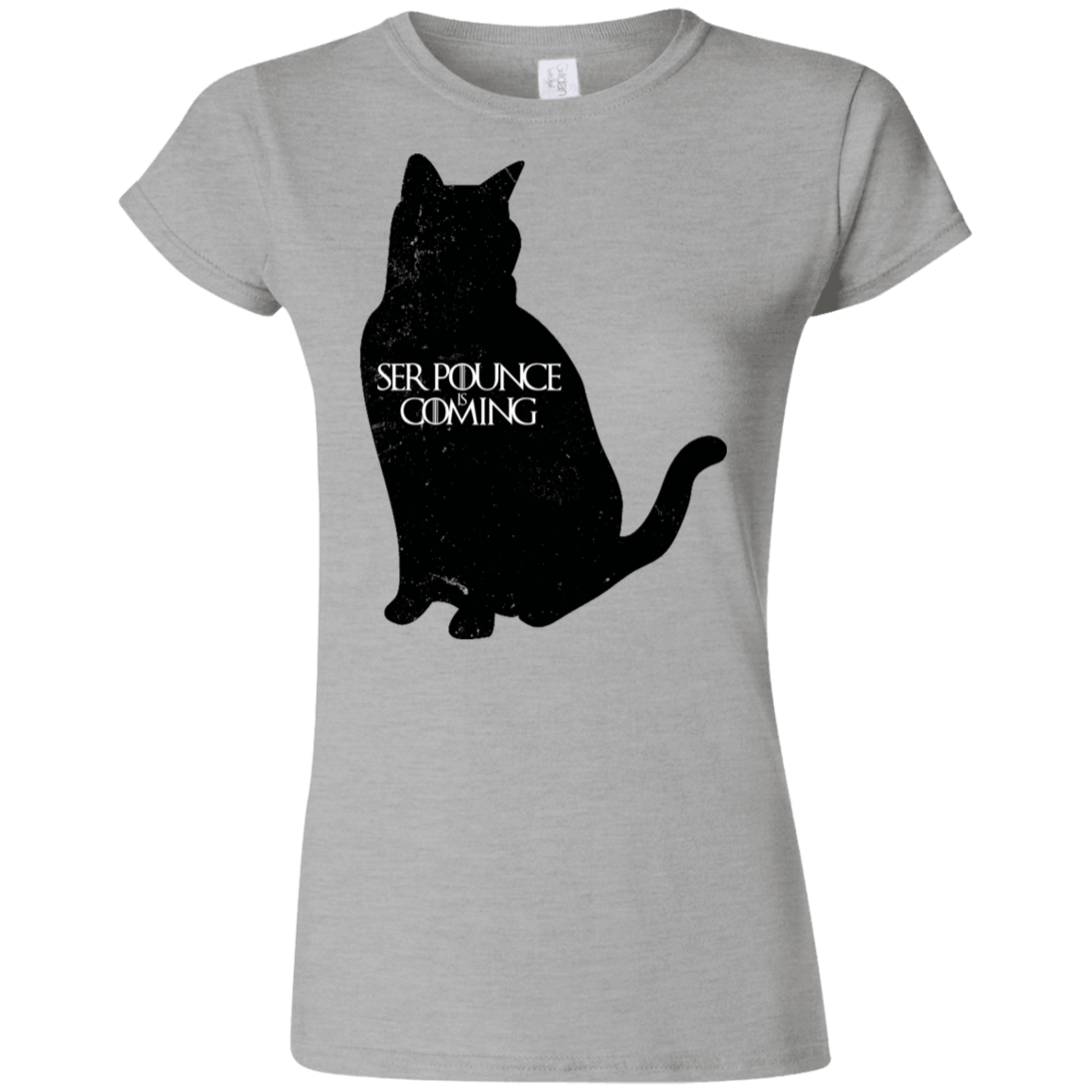 T-Shirts Sport Grey / S Ser Pounce is Coming Junior Slimmer-Fit T-Shirt