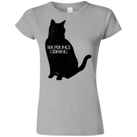 T-Shirts Sport Grey / S Ser Pounce is Coming Junior Slimmer-Fit T-Shirt