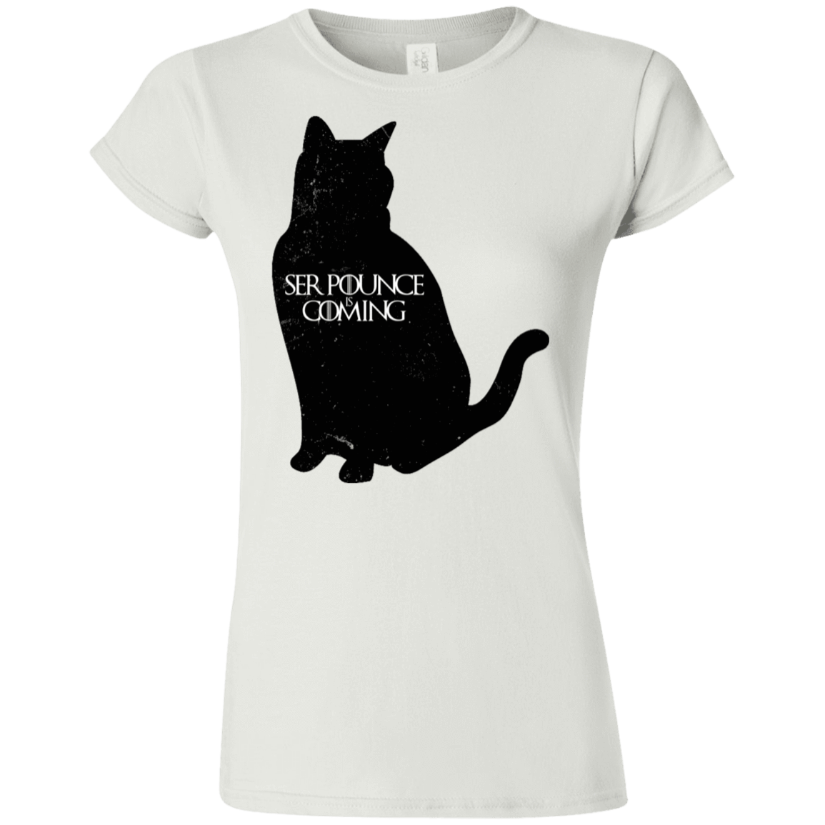 T-Shirts White / S Ser Pounce is Coming Junior Slimmer-Fit T-Shirt