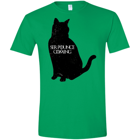T-Shirts Irish Green / S Ser Pounce is Coming Men's Semi-Fitted Softstyle