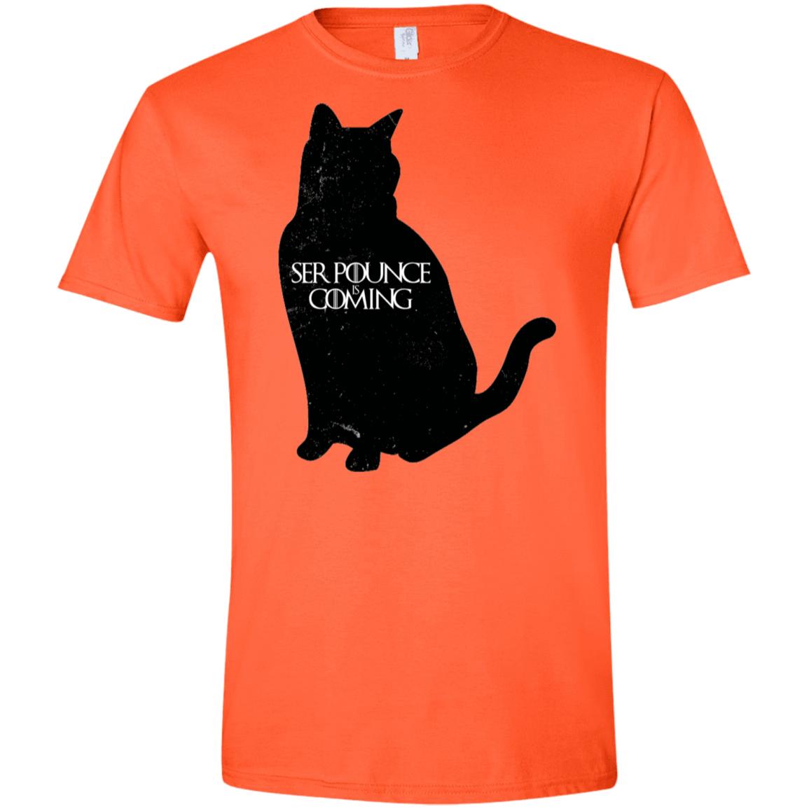 T-Shirts Orange / S Ser Pounce is Coming Men's Semi-Fitted Softstyle