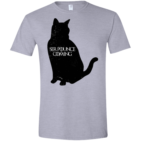 T-Shirts Sport Grey / S Ser Pounce is Coming Men's Semi-Fitted Softstyle