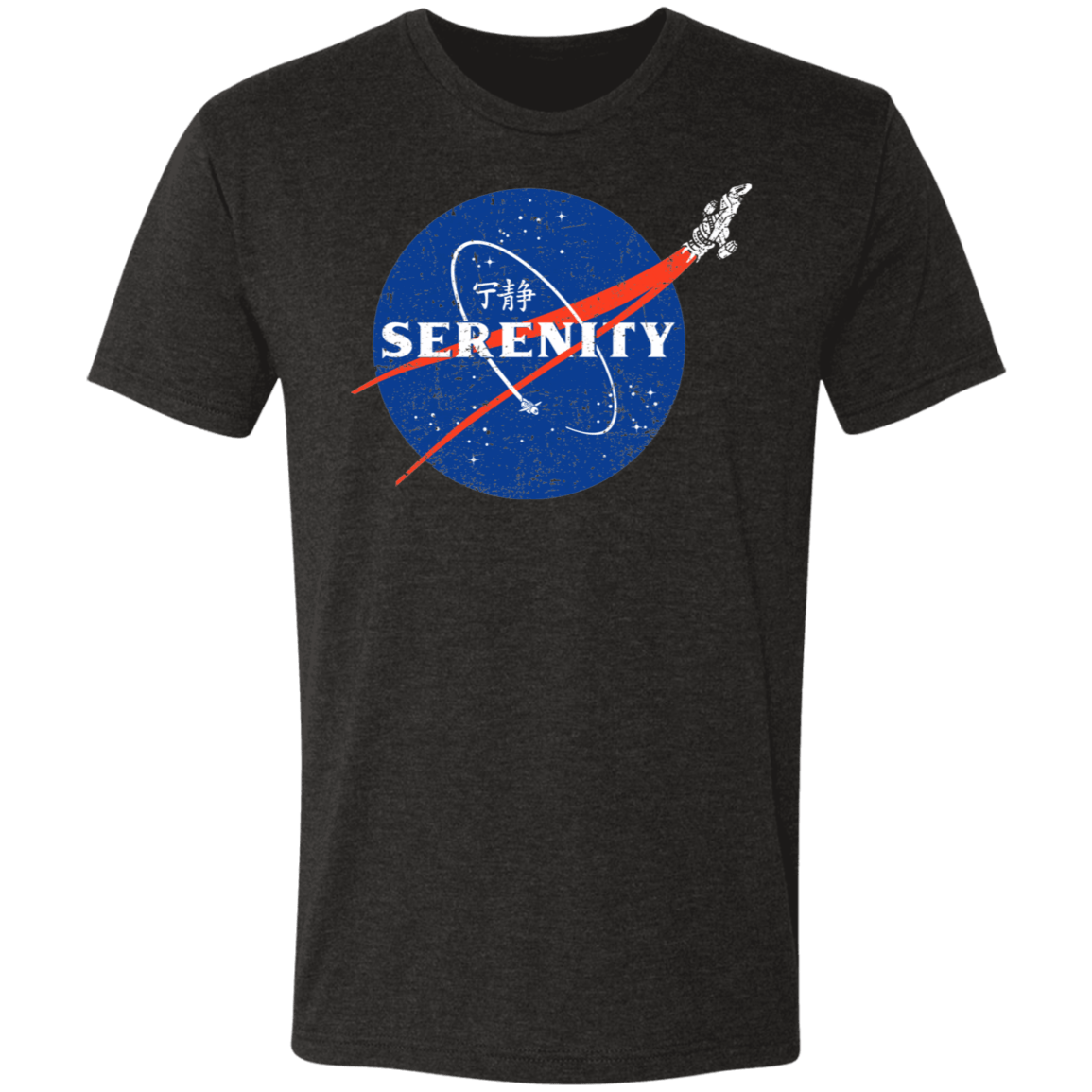 T-Shirts Vintage Black / S Serenity Men's Triblend T-Shirt