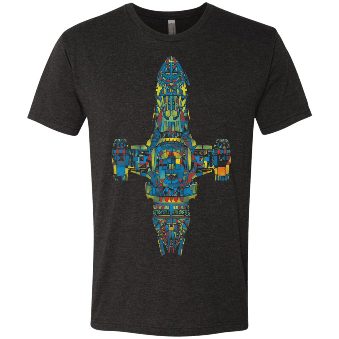 T-Shirts Vintage Black / S Serenity Mosaic Men's Triblend T-Shirt