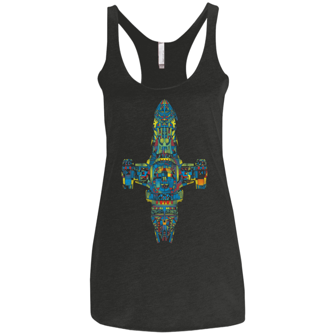 Serenity Mosaic Women's Triblend Racerback Tank
