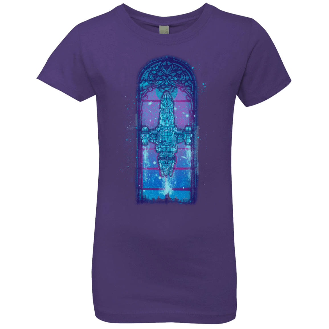 T-Shirts Purple Rush / YXS Serenity Mosaica 2 Girls Premium T-Shirt