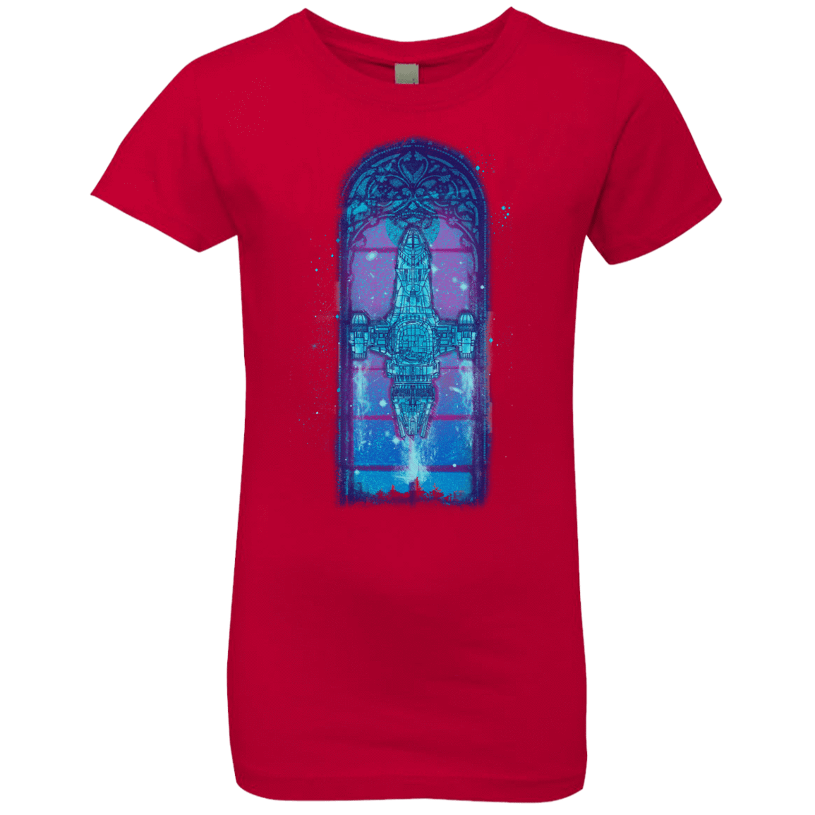 T-Shirts Red / YXS Serenity Mosaica 2 Girls Premium T-Shirt