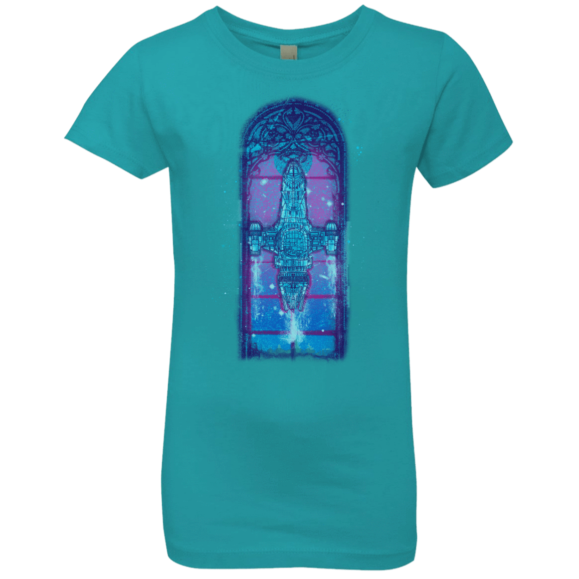T-Shirts Tahiti Blue / YXS Serenity Mosaica 2 Girls Premium T-Shirt