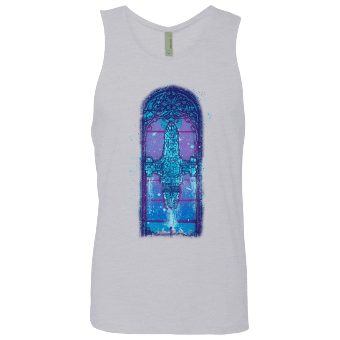 T-Shirts Heather Grey / S Serenity Mosaica 2 Men's Premium Tank Top