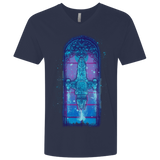 T-Shirts Midnight Navy / X-Small Serenity Mosaica 2 Men's Premium V-Neck
