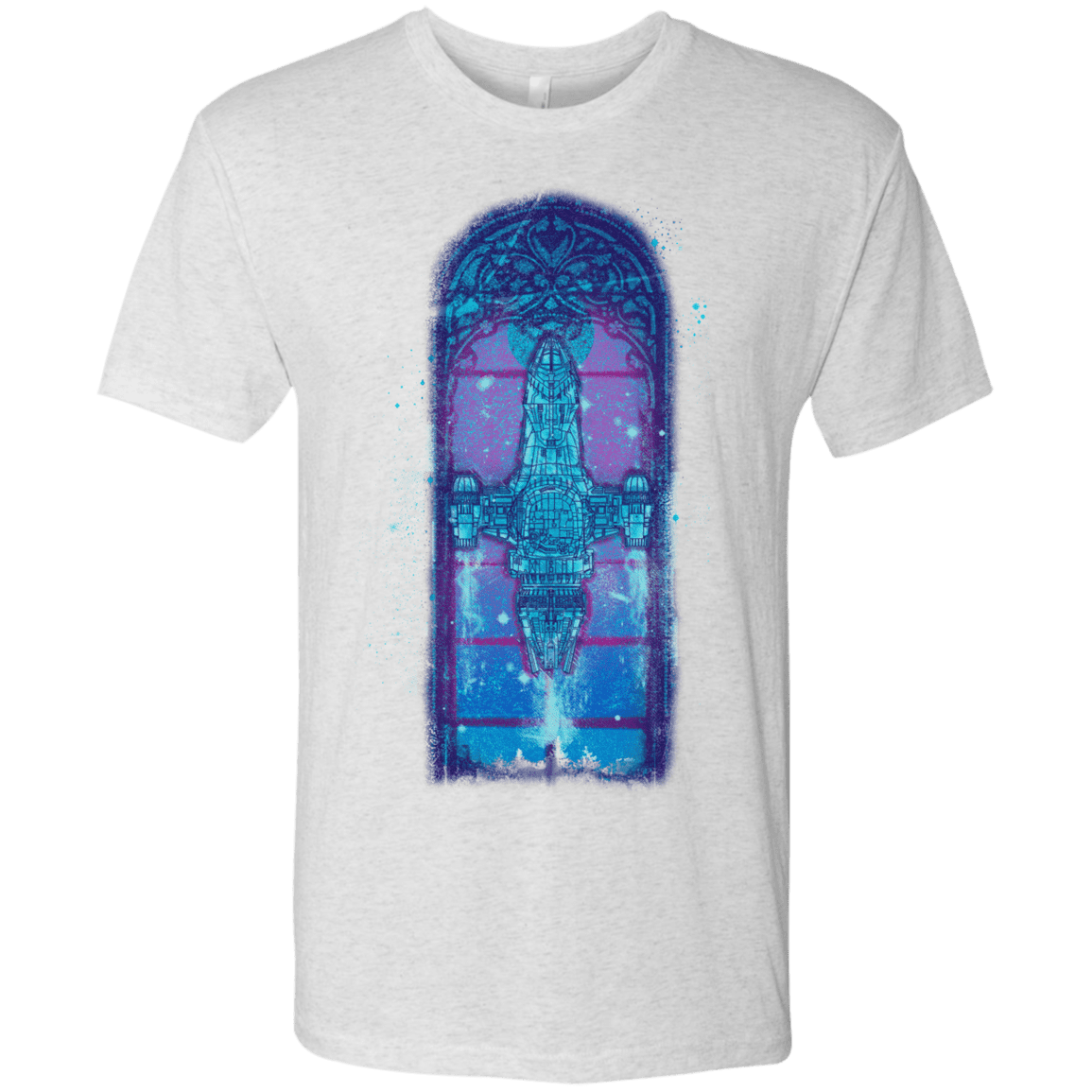 T-Shirts Heather White / S Serenity Mosaica 2 Men's Triblend T-Shirt