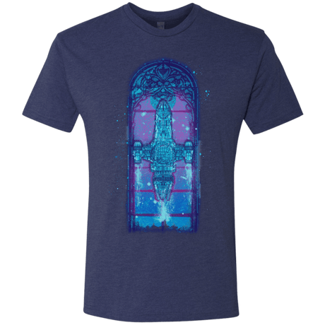 T-Shirts Vintage Navy / S Serenity Mosaica 2 Men's Triblend T-Shirt