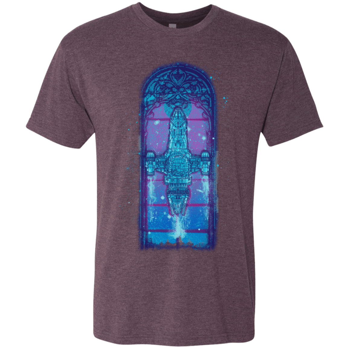 T-Shirts Vintage Purple / S Serenity Mosaica 2 Men's Triblend T-Shirt