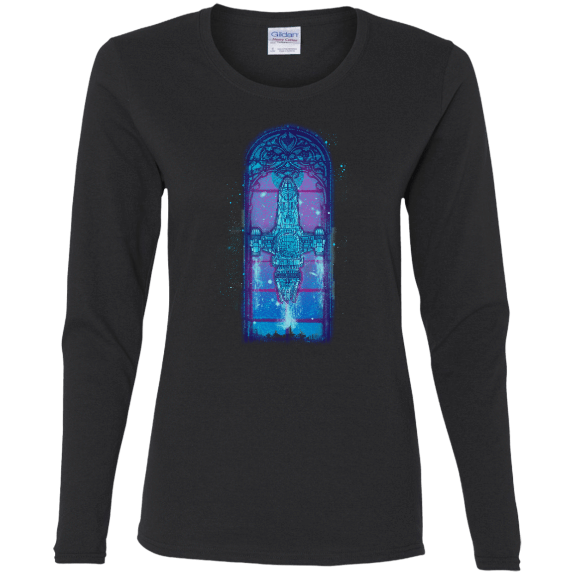 T-Shirts Black / S Serenity Mosaica 2 Women's Long Sleeve T-Shirt