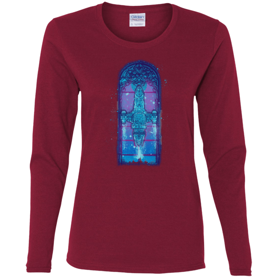 T-Shirts Cardinal / S Serenity Mosaica 2 Women's Long Sleeve T-Shirt