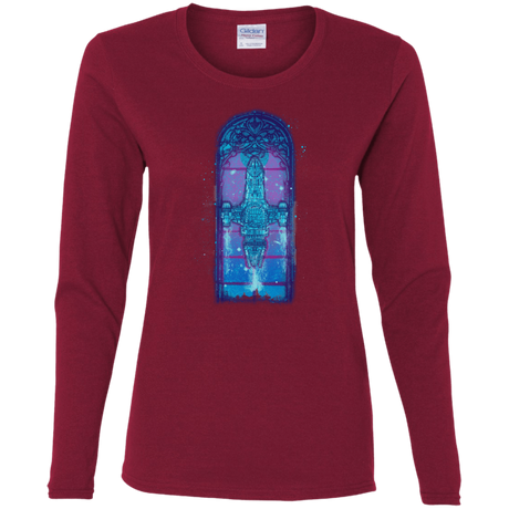 T-Shirts Cardinal / S Serenity Mosaica 2 Women's Long Sleeve T-Shirt