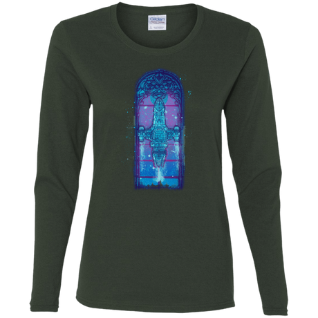 T-Shirts Forest / S Serenity Mosaica 2 Women's Long Sleeve T-Shirt