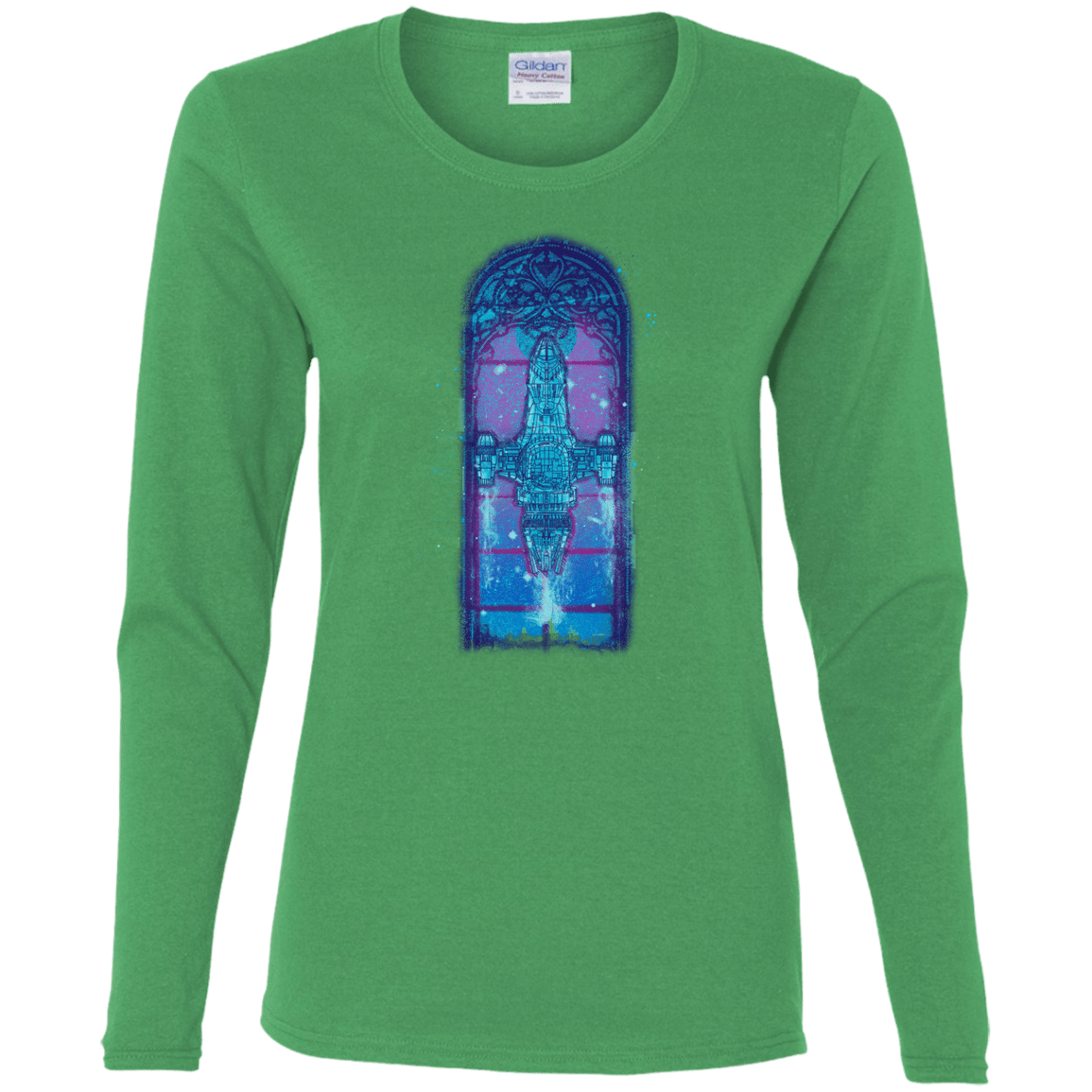T-Shirts Irish Green / S Serenity Mosaica 2 Women's Long Sleeve T-Shirt
