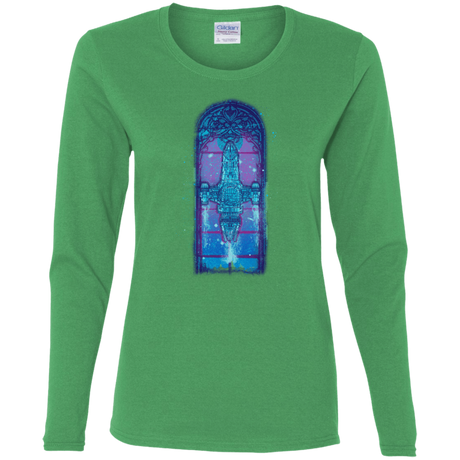 T-Shirts Irish Green / S Serenity Mosaica 2 Women's Long Sleeve T-Shirt
