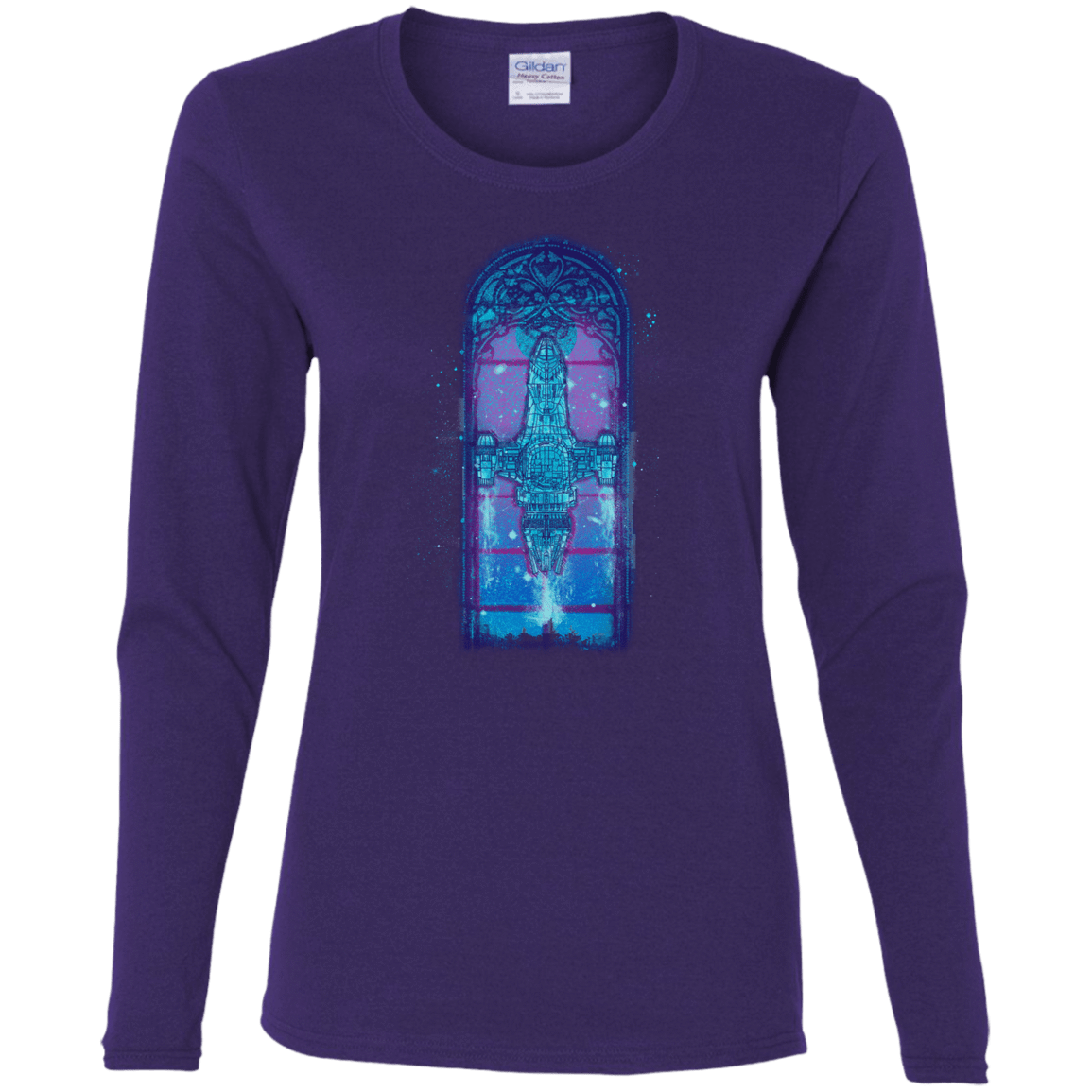 T-Shirts Purple / S Serenity Mosaica 2 Women's Long Sleeve T-Shirt