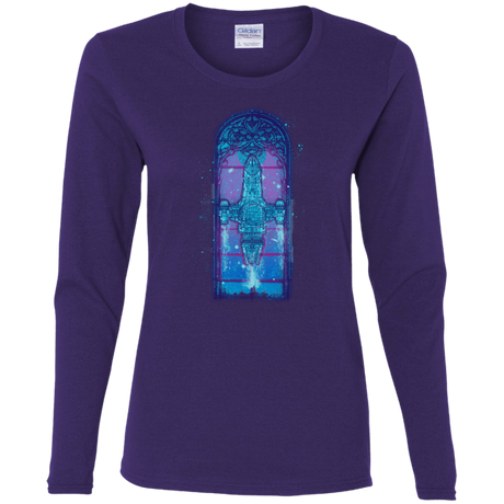 T-Shirts Purple / S Serenity Mosaica 2 Women's Long Sleeve T-Shirt