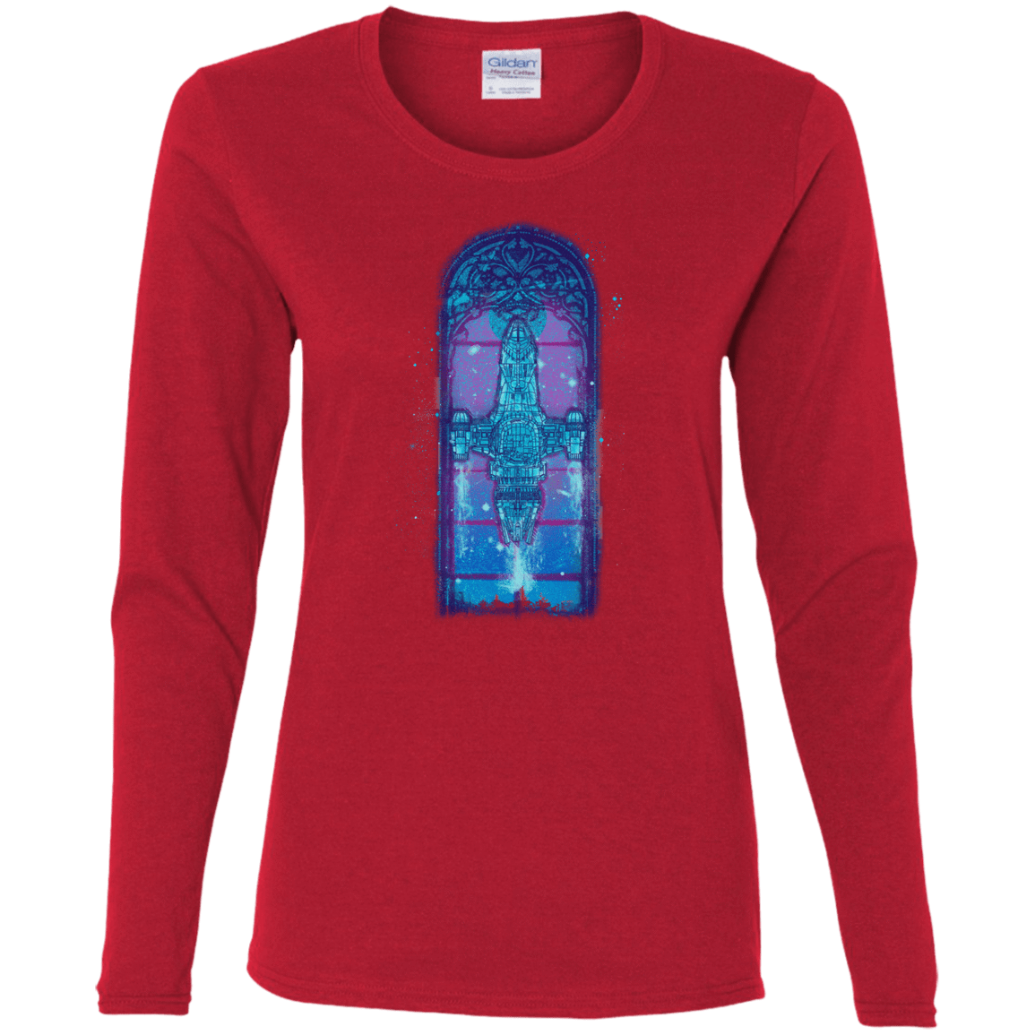 T-Shirts Red / S Serenity Mosaica 2 Women's Long Sleeve T-Shirt