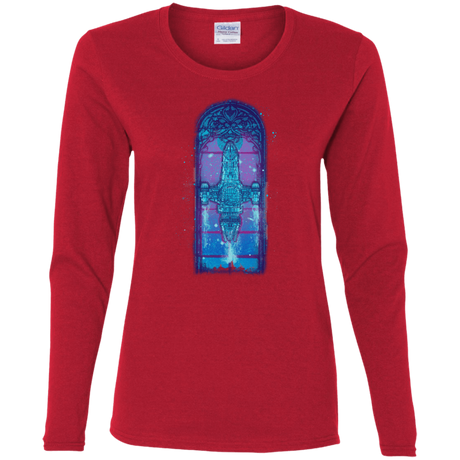 T-Shirts Red / S Serenity Mosaica 2 Women's Long Sleeve T-Shirt