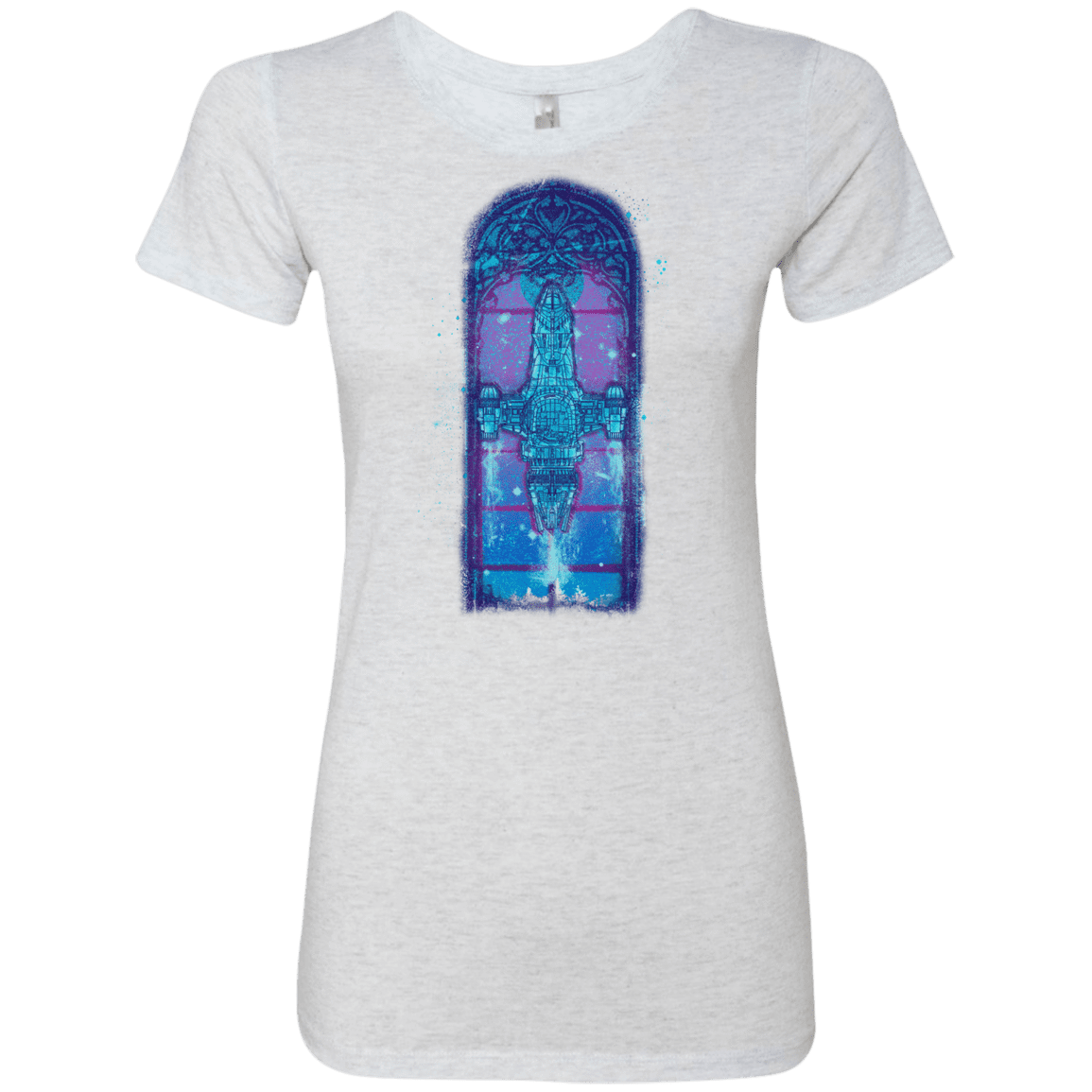 T-Shirts Heather White / S Serenity Mosaica 2 Women's Triblend T-Shirt