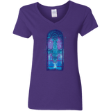 T-Shirts Purple / S Serenity Mosaica 2 Women's V-Neck T-Shirt