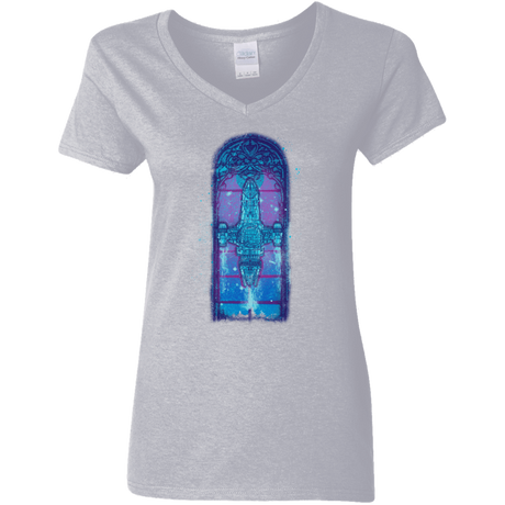 T-Shirts Sport Grey / S Serenity Mosaica 2 Women's V-Neck T-Shirt