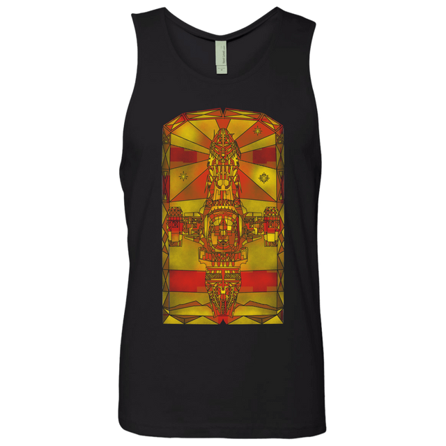 T-Shirts Black / S Serenity Mosaica Men's Premium Tank Top