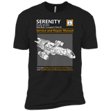 T-Shirts Black / YXS Serenity Service And Repair Manual Boys Premium T-Shirt
