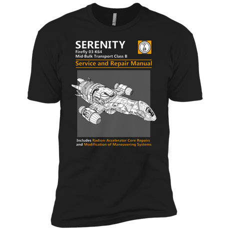 T-Shirts Black / YXS Serenity Service And Repair Manual Boys Premium T-Shirt