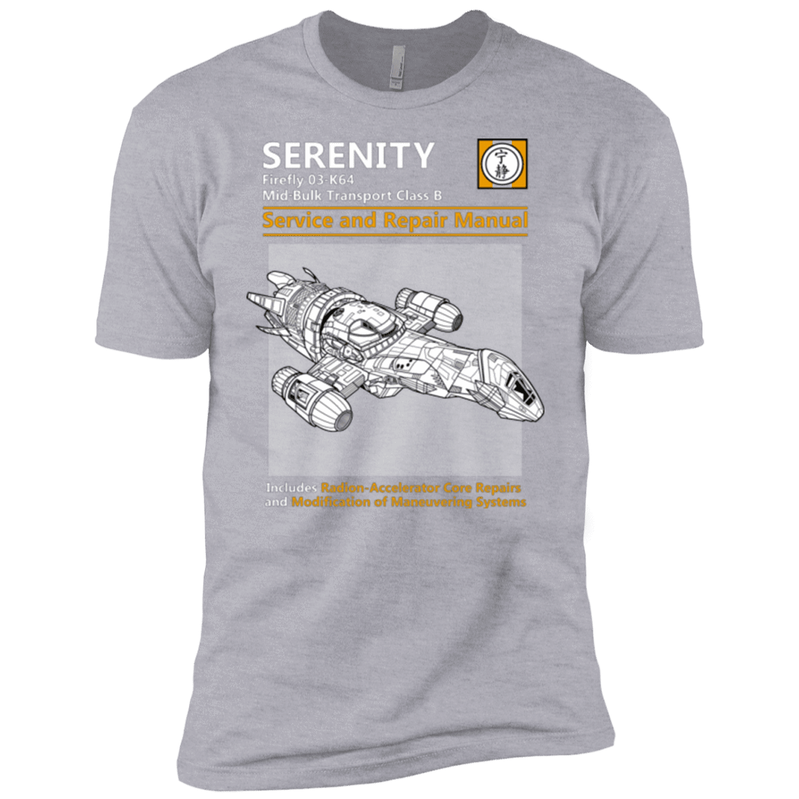 T-Shirts Heather Grey / YXS Serenity Service And Repair Manual Boys Premium T-Shirt