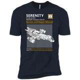 T-Shirts Midnight Navy / YXS Serenity Service And Repair Manual Boys Premium T-Shirt