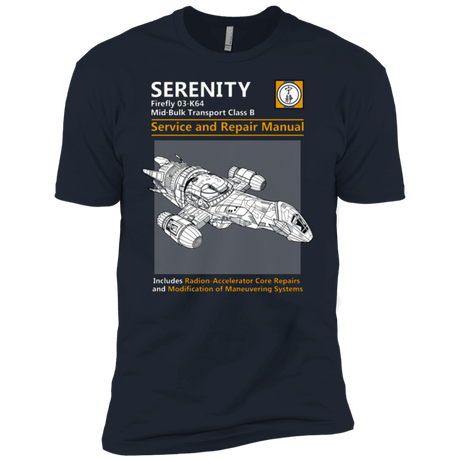 T-Shirts Midnight Navy / YXS Serenity Service And Repair Manual Boys Premium T-Shirt