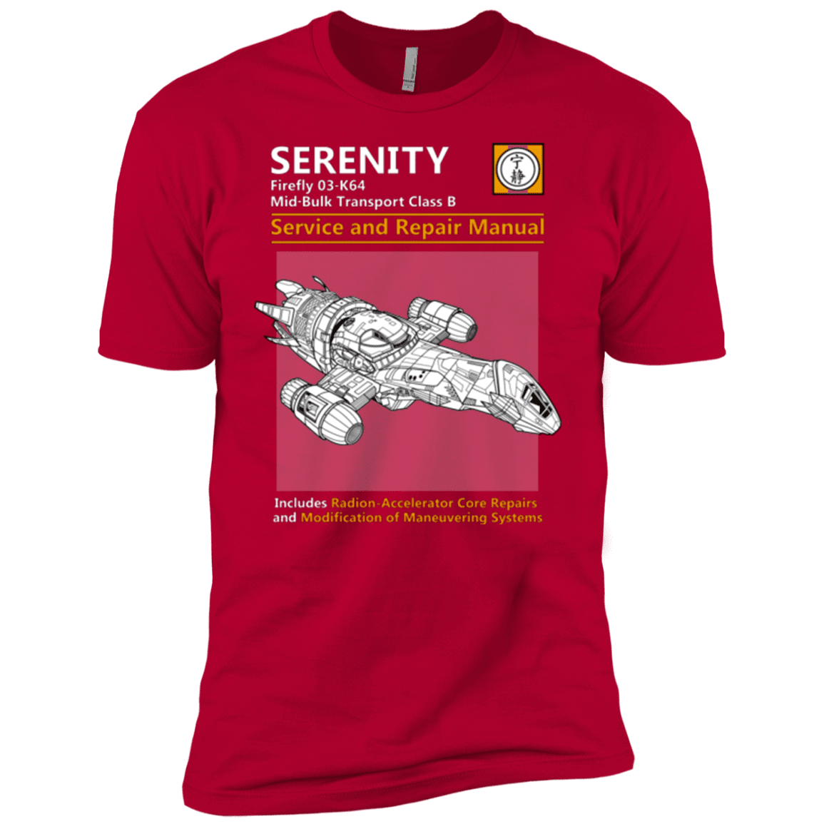 T-Shirts Red / YXS Serenity Service And Repair Manual Boys Premium T-Shirt