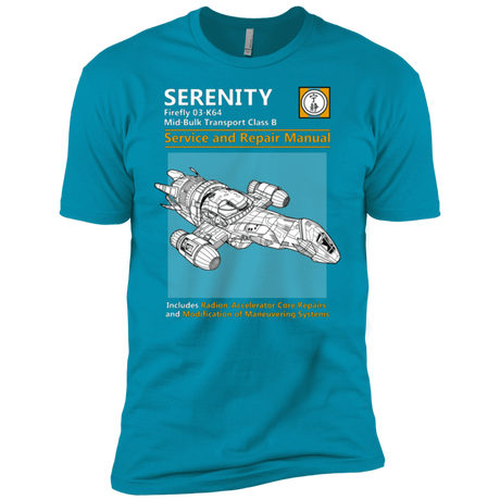 T-Shirts Turquoise / YXS Serenity Service And Repair Manual Boys Premium T-Shirt