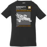 T-Shirts Black / 6 Months Serenity Service And Repair Manual Infant Premium T-Shirt