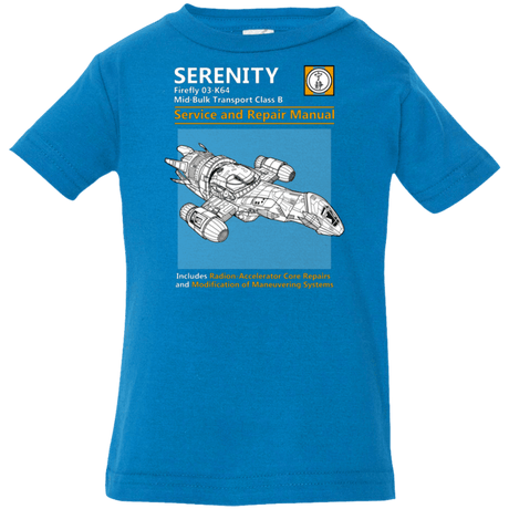T-Shirts Cobalt / 6 Months Serenity Service And Repair Manual Infant Premium T-Shirt