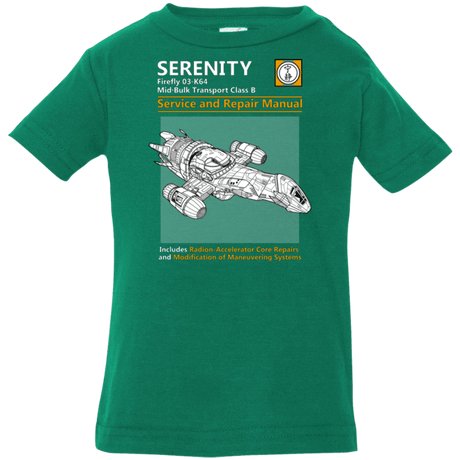 T-Shirts Kelly / 6 Months Serenity Service And Repair Manual Infant Premium T-Shirt