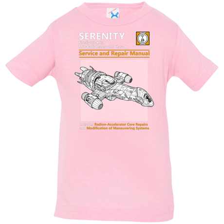 T-Shirts Pink / 6 Months Serenity Service And Repair Manual Infant Premium T-Shirt