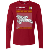 T-Shirts Cardinal / Small Serenity Service And Repair Manual Men's Premium Long Sleeve