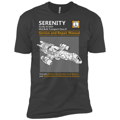 T-Shirts Heavy Metal / X-Small Serenity Service And Repair Manual Men's Premium T-Shirt