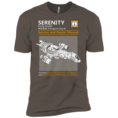 T-Shirts Warm Grey / X-Small Serenity Service And Repair Manual Men's Premium T-Shirt