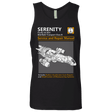 T-Shirts Black / Small Serenity Service And Repair Manual Men's Premium Tank Top