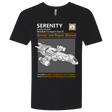 T-Shirts Black / X-Small Serenity Service And Repair Manual Men's Premium V-Neck