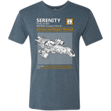 T-Shirts Indigo / Small Serenity Service And Repair Manual Men's Triblend T-Shirt